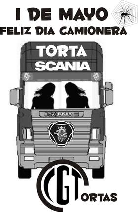 Volante CGTortas. Feliz día camionera