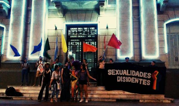 Frente de la Jefatura de Policía de Rafaela